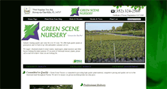 Desktop Screenshot of greenscenenursery.com