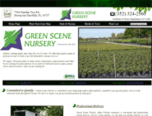 Tablet Screenshot of greenscenenursery.com